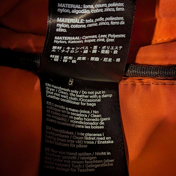 ANVÄNDA A Great Freakin Bag Blue Canvas Vegan Leather Padding Multi Purpose Use - Picture 10 of 16